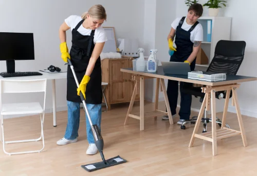 Nettoyage de bureau professionnel à Saint-Aubin-des-Châteaux